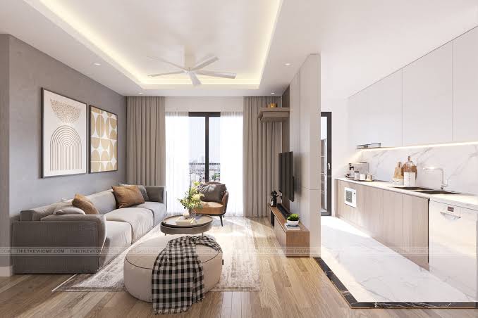 Bán căn hộ 3 phòng ngủ tòa K8 Starlake The Prime tầng trung - bàn giao nội thất liền tường cửa Đông Bắc