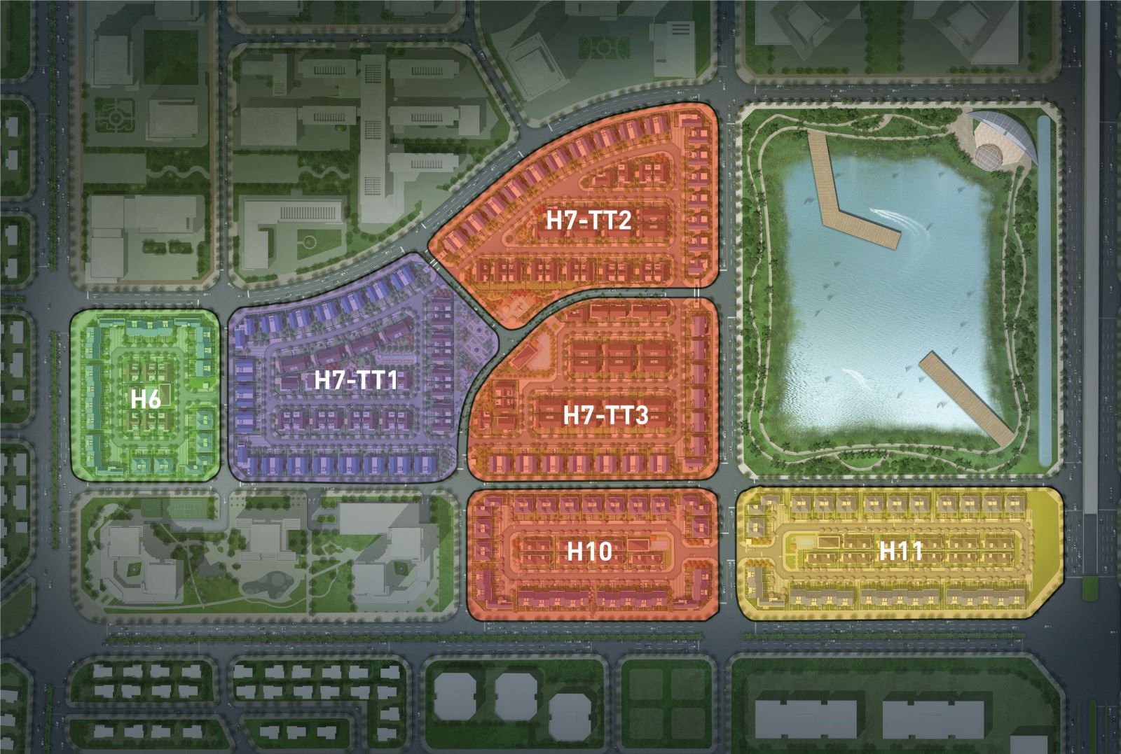 Floor plan of Starlake villa