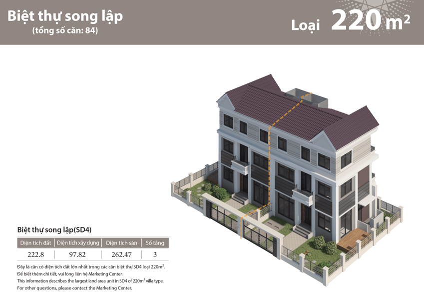 TYPE OF 220M2