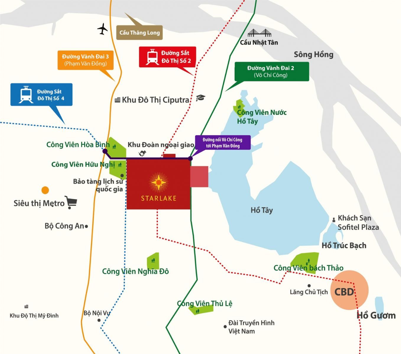 Tổng quan chung cư Pacific Starlake Tây Hồ Tây